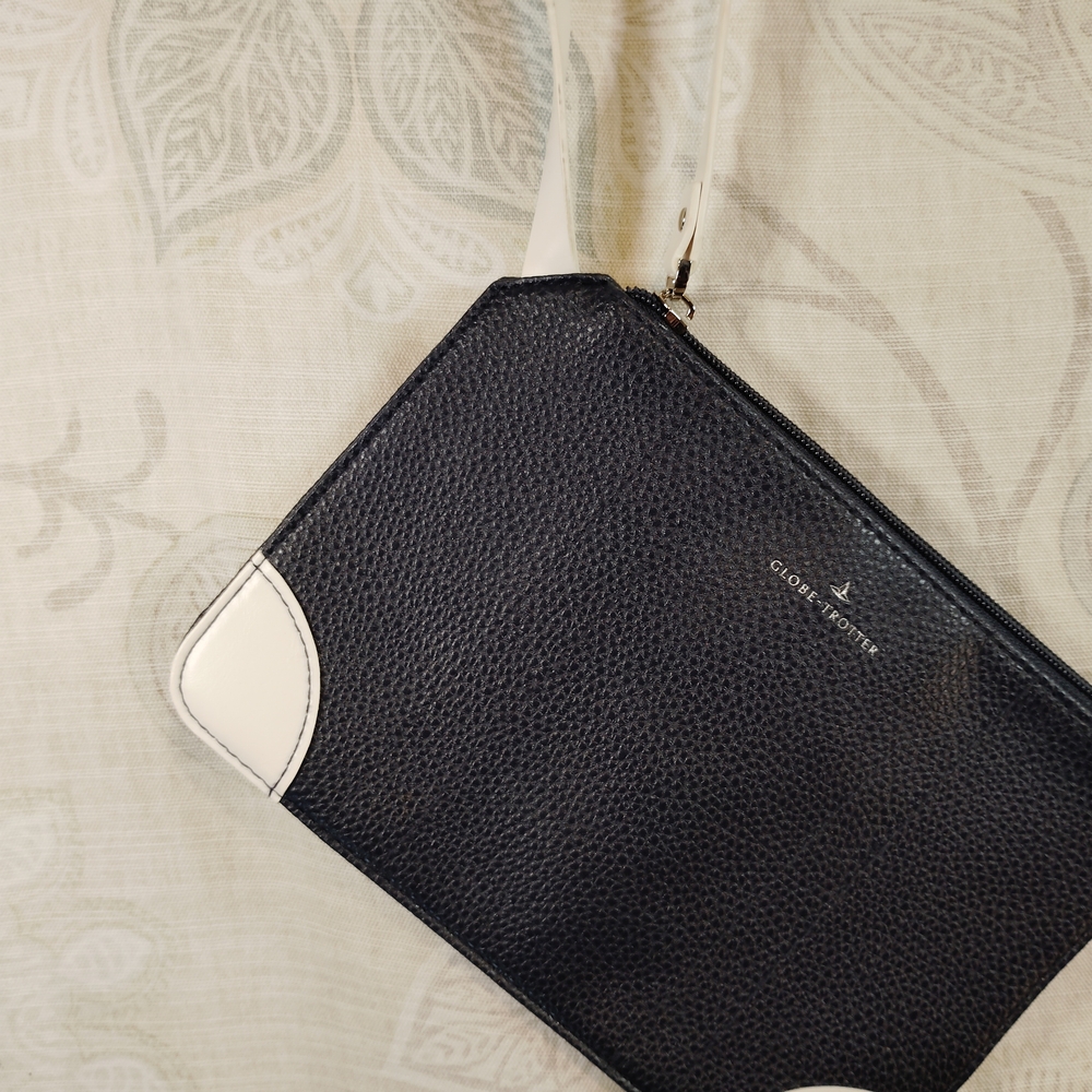 Chic Black and White Clutch by [Brand]